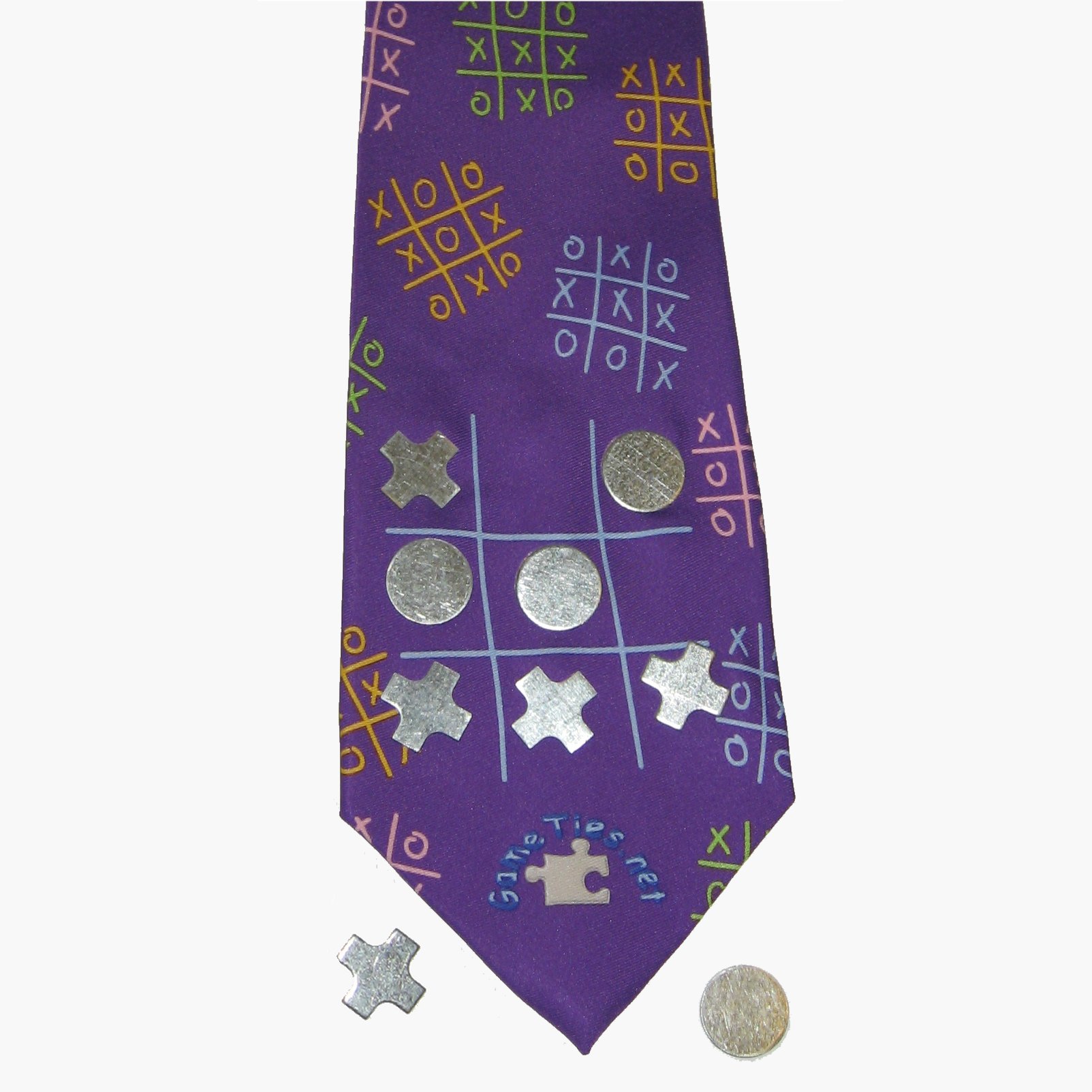 Purple Tic Tac Toe tie