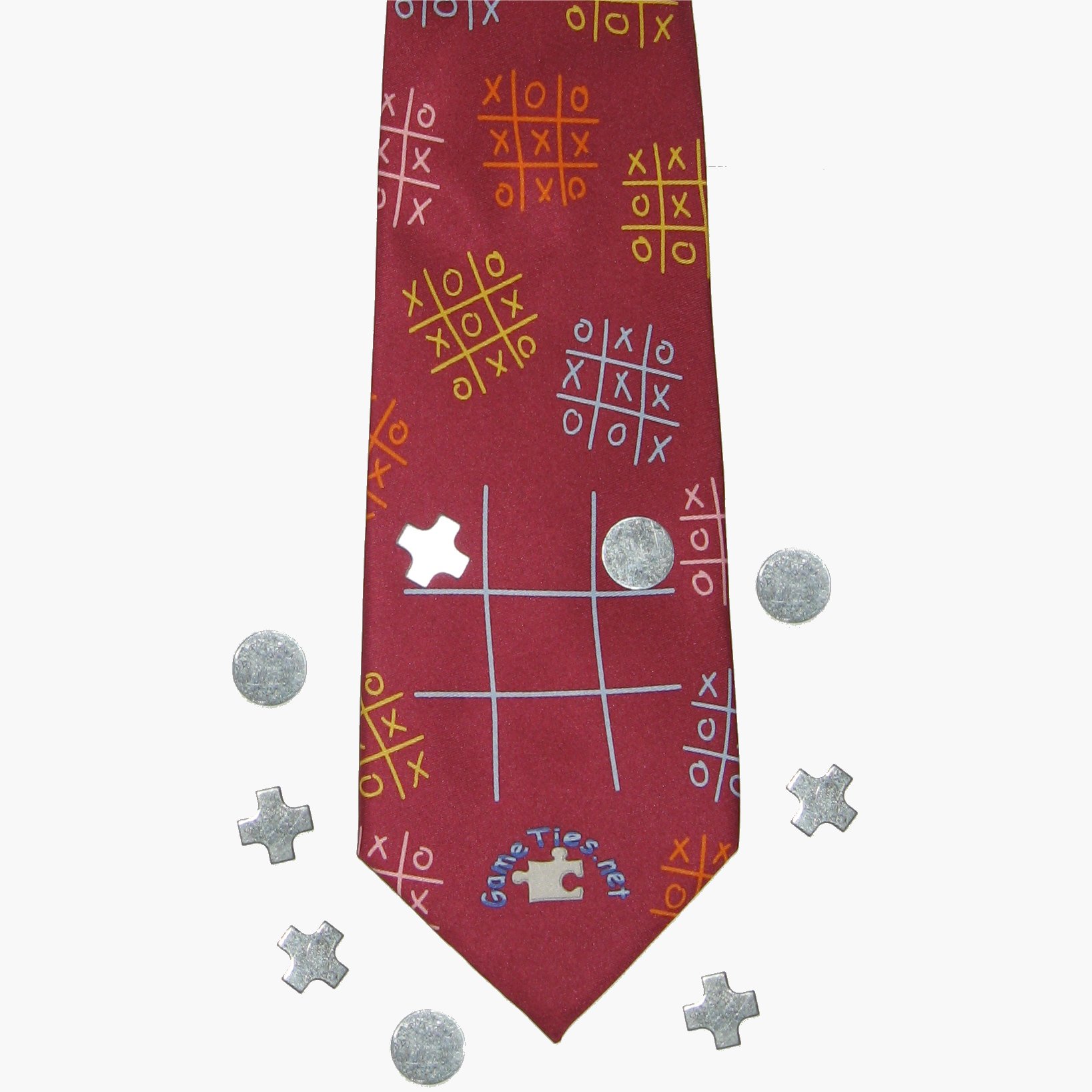 Red Tic Tac Toe tie
